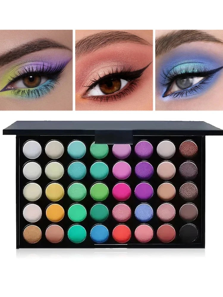 Matte Glitter Eyeshadow Palette