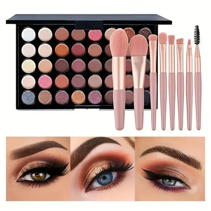 Matte Glitter Eyeshadow Palette