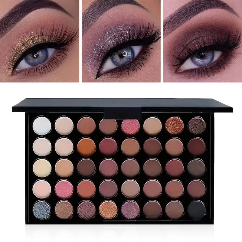 Matte Glitter Eyeshadow Palette