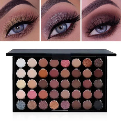 Matte Glitter Eyeshadow Palette